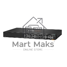 Коммутатор HPE Aruba Networking CX 6200F 24G 4SFP+, 24×1 Гбит/с + 4×10 Гбит/с SFP+, управляемый