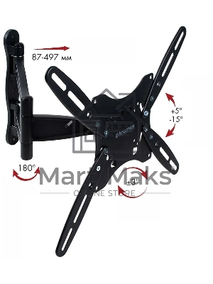Кронштейн для телевизора Kromax TECHNO-5 серый 15
