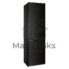 Холодильник Nordfrost NRB 154 B черный матовый двухкамерный 238/115 л морозилка снизу, капельная система