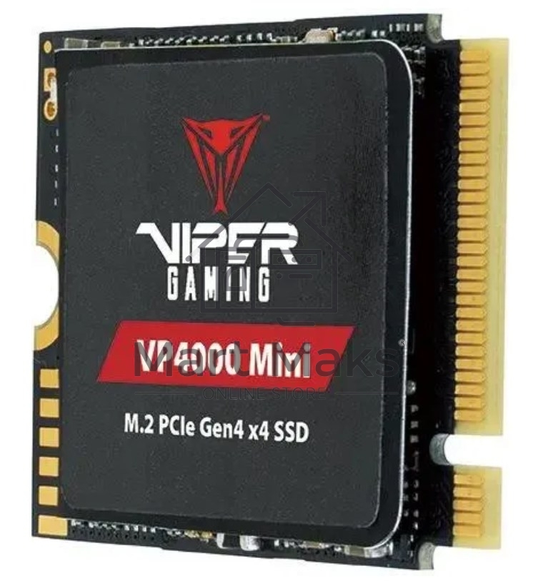 Накопитель SSD Patriot VP4000 Mini, 1Tb, PCIe 4.0 x4, M.2 2230, NVMe, R/W 5000/3500, с радиатором