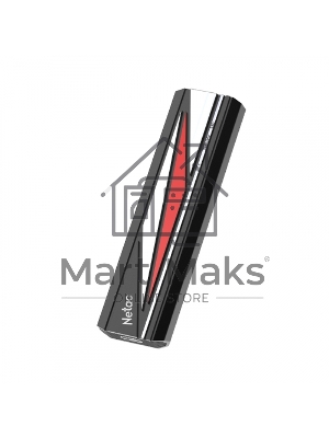 Внешний SSD Netac ZX20L, 256 GB, USB 3.2 Gen 2x2 Type-C, R/W 2000/1800, черный