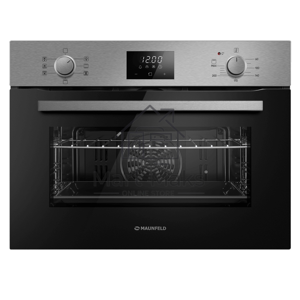 Шкаф духовой электрический Maunfeld AMCO537S 53 л, нержавеющая сталь