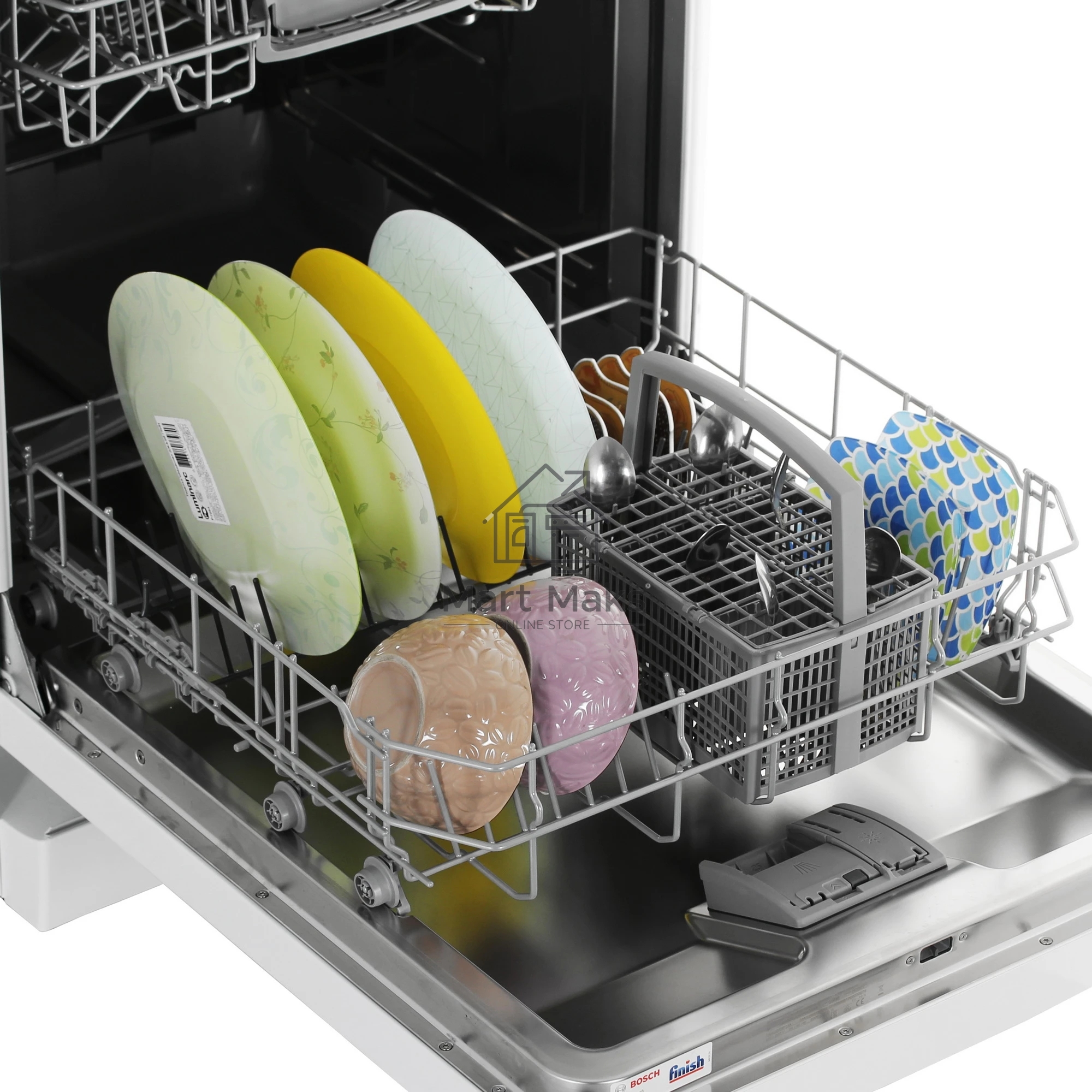 Посудомоечная машина Bosch SMS26AW00Q белый, 60 см, 12 компл., сушка теплообменник, 48 дБ,  класс A++