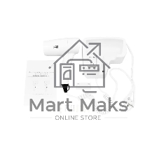 Фен Puff 1201B белый, 1200 Вт, с доп. розеткой