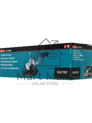 Угловая шлифовальная машина Makita GA7082 2700Вт 6600об/мин рез.шпин.:M14 d=180мм