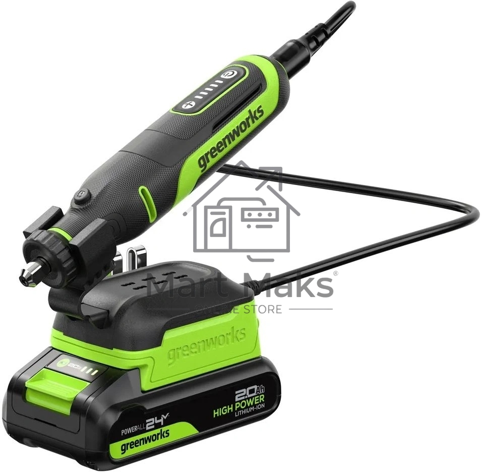 Гравер Greenworks G24RT 50Вт насадок:52