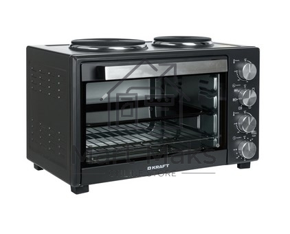 Мини-печь Kraft KFC-MOHP 380 HDGR 38 л, 1600 Вт, темно-серый