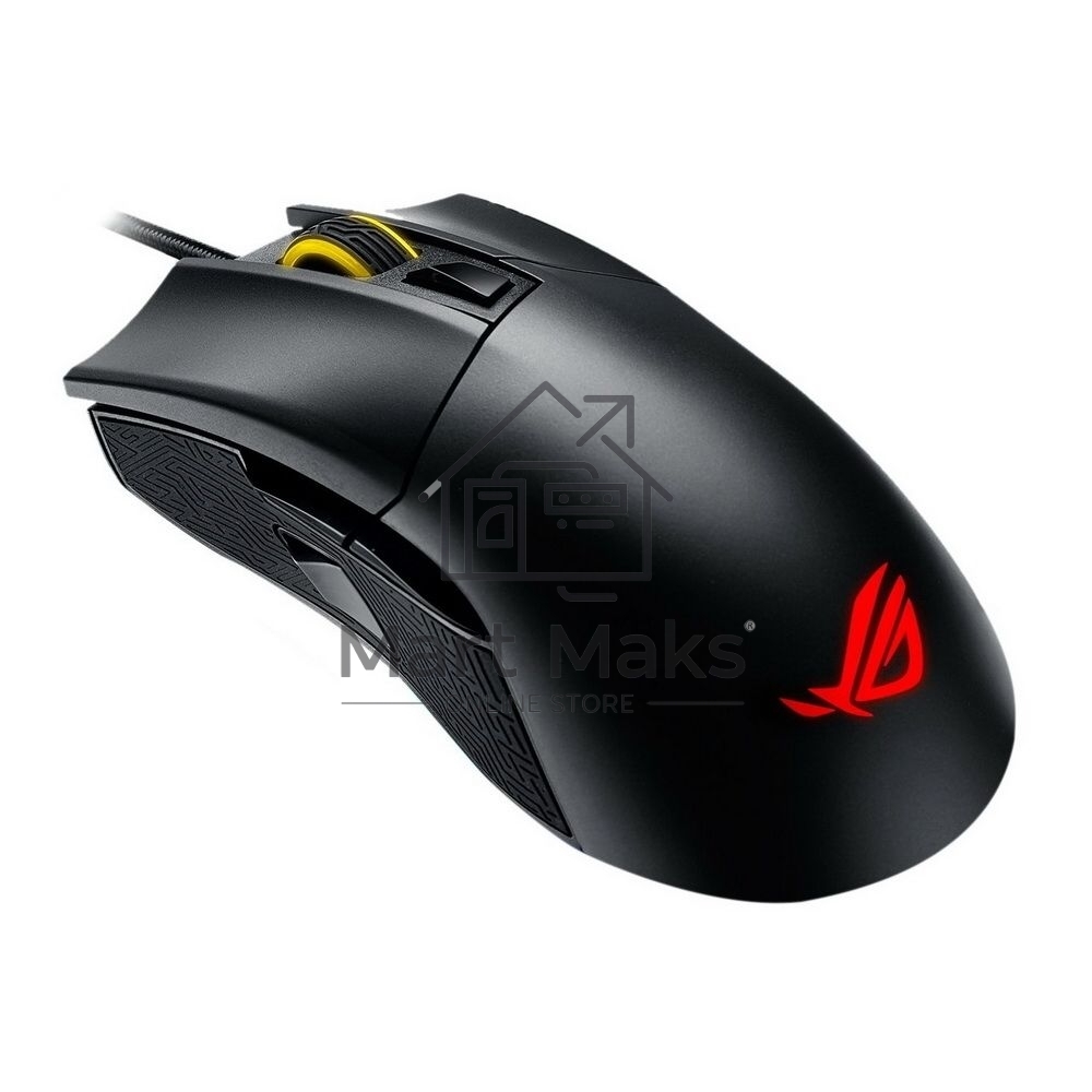 Мышь проводная ASUS ROG Gladius II Core черный, 6200 dpi, USB, кнопки - 6