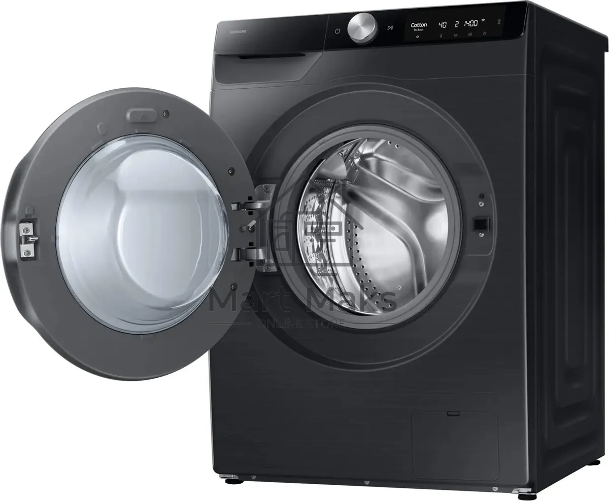 Стирально-сушильная машина Samsung WD11DG6B85BBLP черный, загрузка фронтальная 11 кг, 1400 об/мин, класс: A