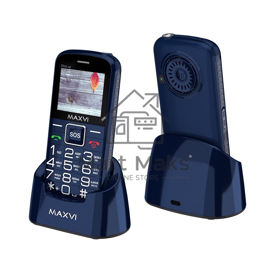 Мобильный телефон Maxvi B5ds up синий