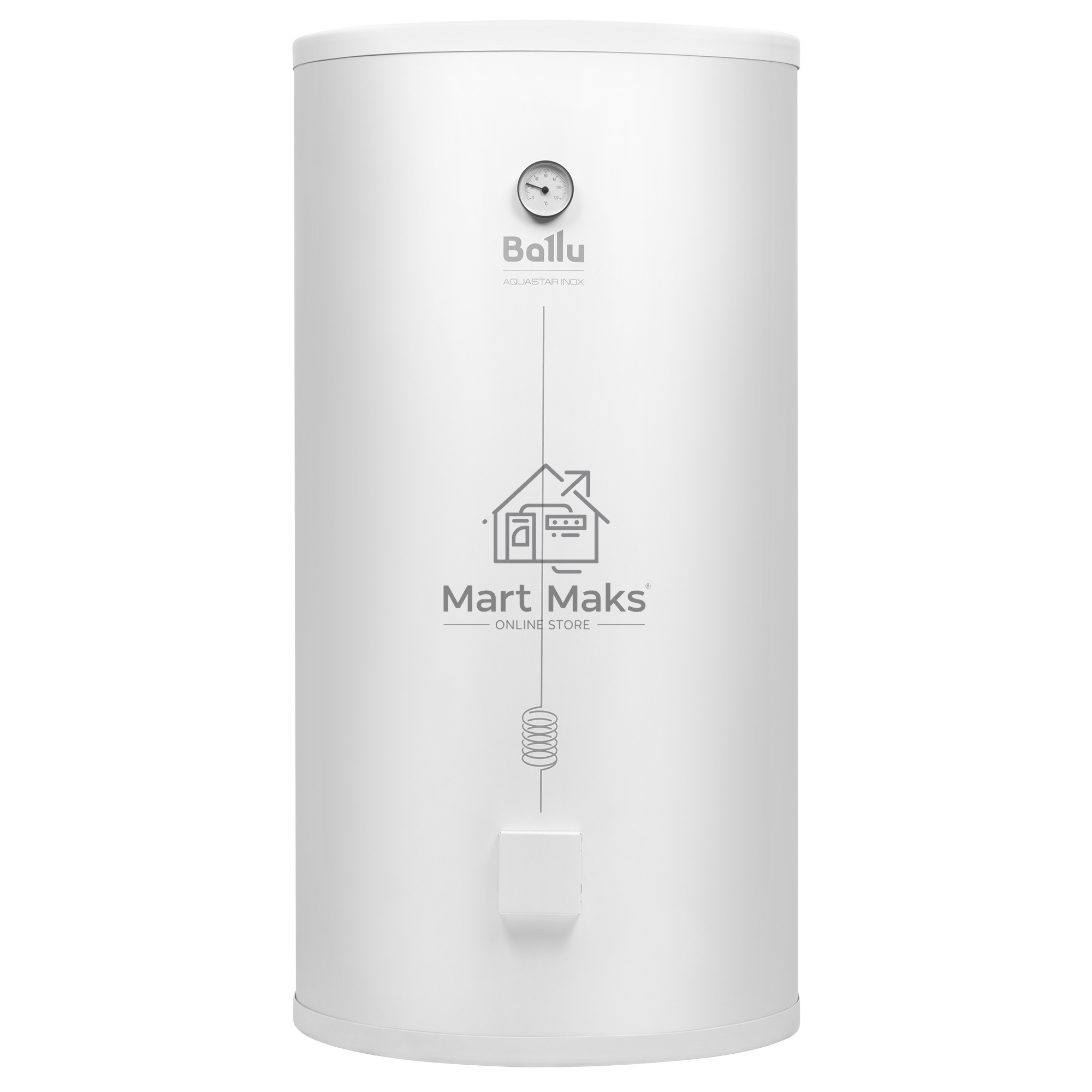 Бойлер косвенного нагрева Ballu AQUASTAR INOX-T 150 напольный верхнее подключение