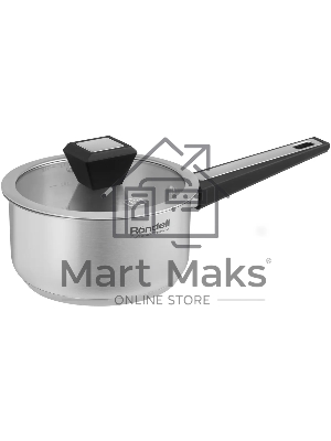 Ковш Rondell RDS-1888 Blitz 16 см 1,4 л нержавеющая сталь 18/10, с крышкой