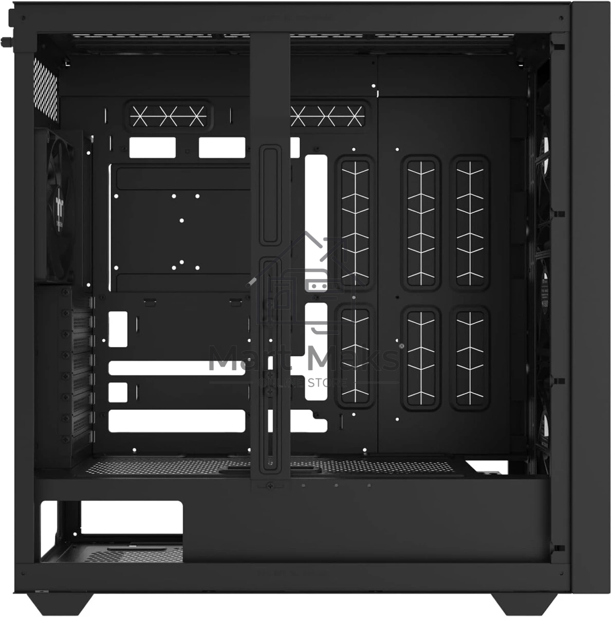 Компьютерный корпус Thermaltake AX500 черный без БП XL-ATX 14x120мм 9x140мм 2x200мм 2xUSB 3.0 audio bott PSU