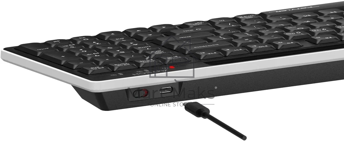 Клавиатура A4Tech Fstyler FBX70C беспроводная, USB, Bluetooth/Радиоканал, черный