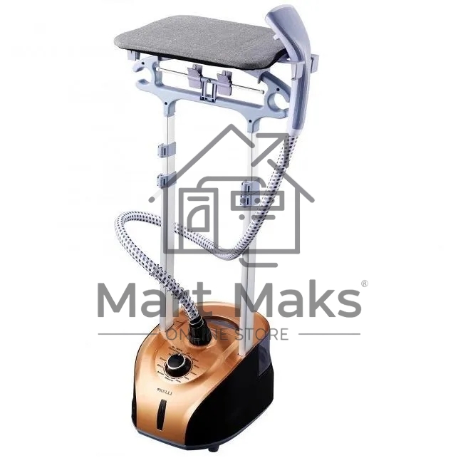 Отпариватель Kelli КL-823 золотистый/черный, 2800 Вт, 45 г/мин, 2500 мл