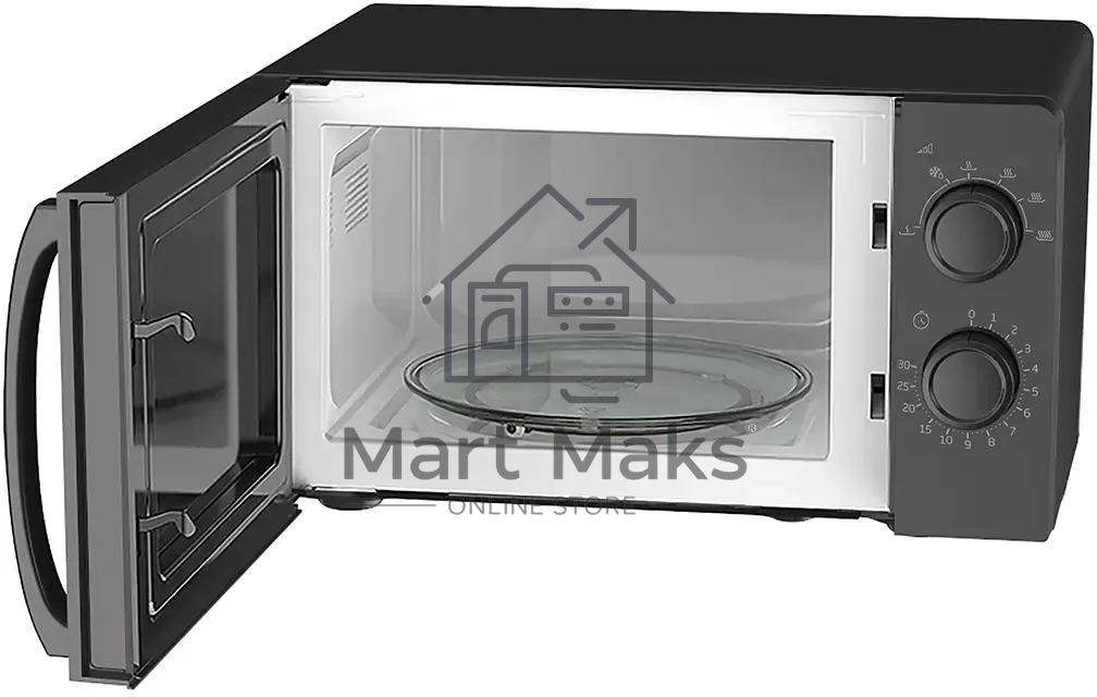 Микроволновая печь Beko SOLO MOF23300B черный, 23 л, 900 Вт, переключатели - поворотный механизм