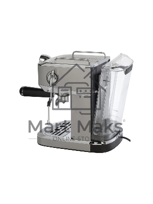 Кофеварка рожковая LEONORD LE-1753 Pro (108136) стальной, исп. кофе - молотый, 1,2 л, 1360 Вт, 20 бар