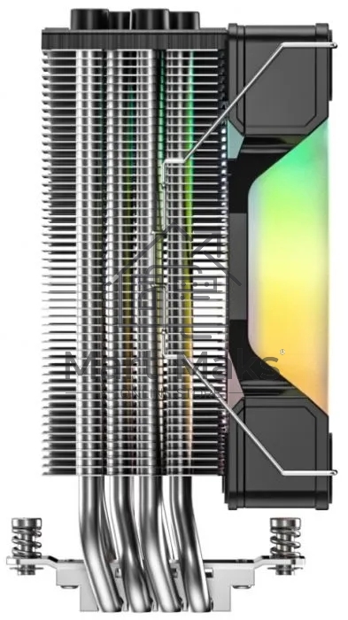 Кулер ID-Cooling SE-214-XT DF ARGB черный 120мм алюминий+медь 1500rpm 27db 4-pin 180W 150мм