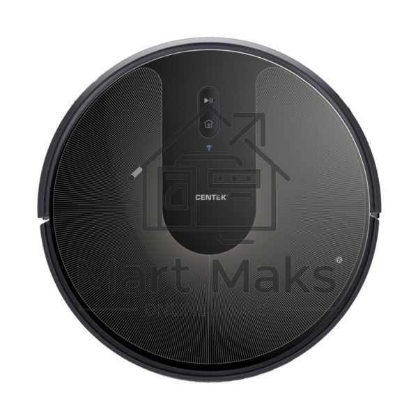 Робот-пылесос Centek CT-2721 черный, 2600 мAч Li-Ion, уборка сухая/влажная, пылесборник контейнер 0.68 л