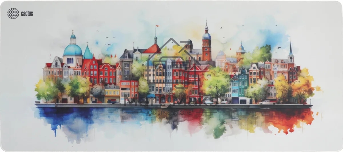 Коврик для мыши Cactus Amsterdam 900x400x3мм (CS-MP-PRO12XXL)