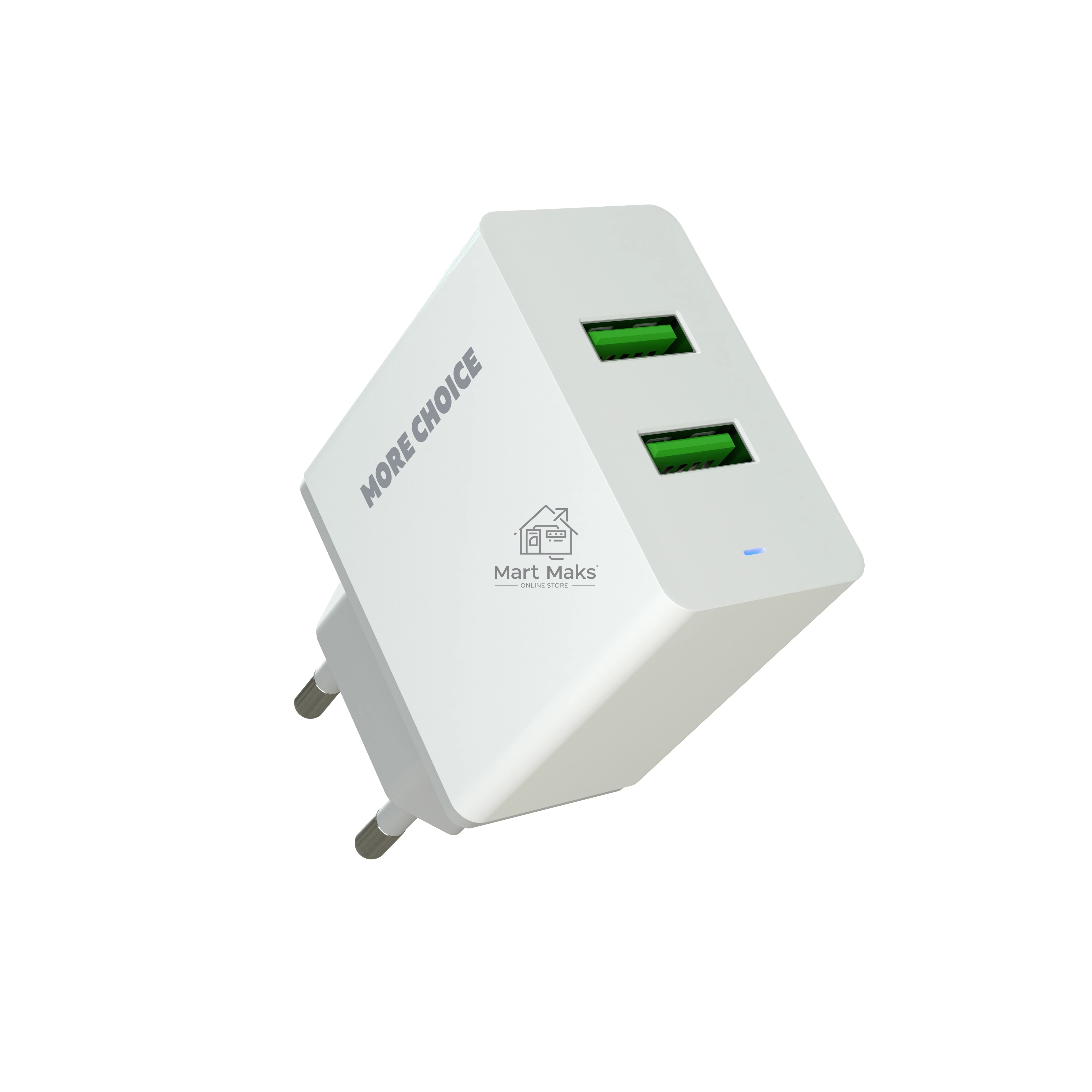 Зарядное устройство MORE CHOICE (4610196409004) NC11 СЗУ 2USB 2.4A белый белый