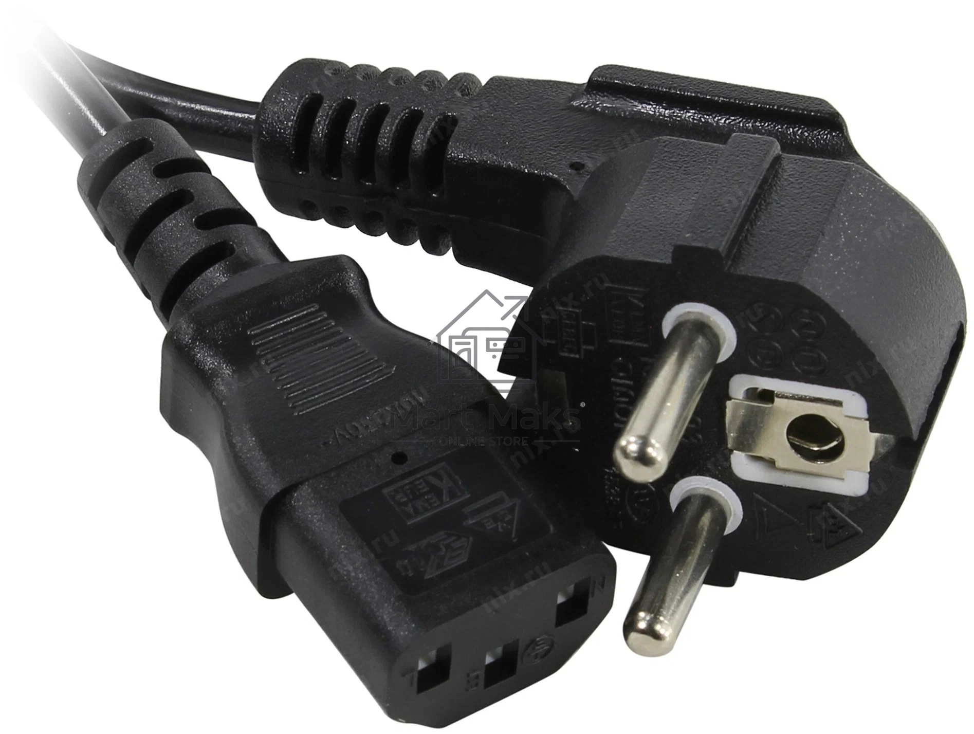 Шнур питания C3 Solutions C3.PHC006 C13-С14 проводник.:3x0.75мм2 1.8м 10А черный