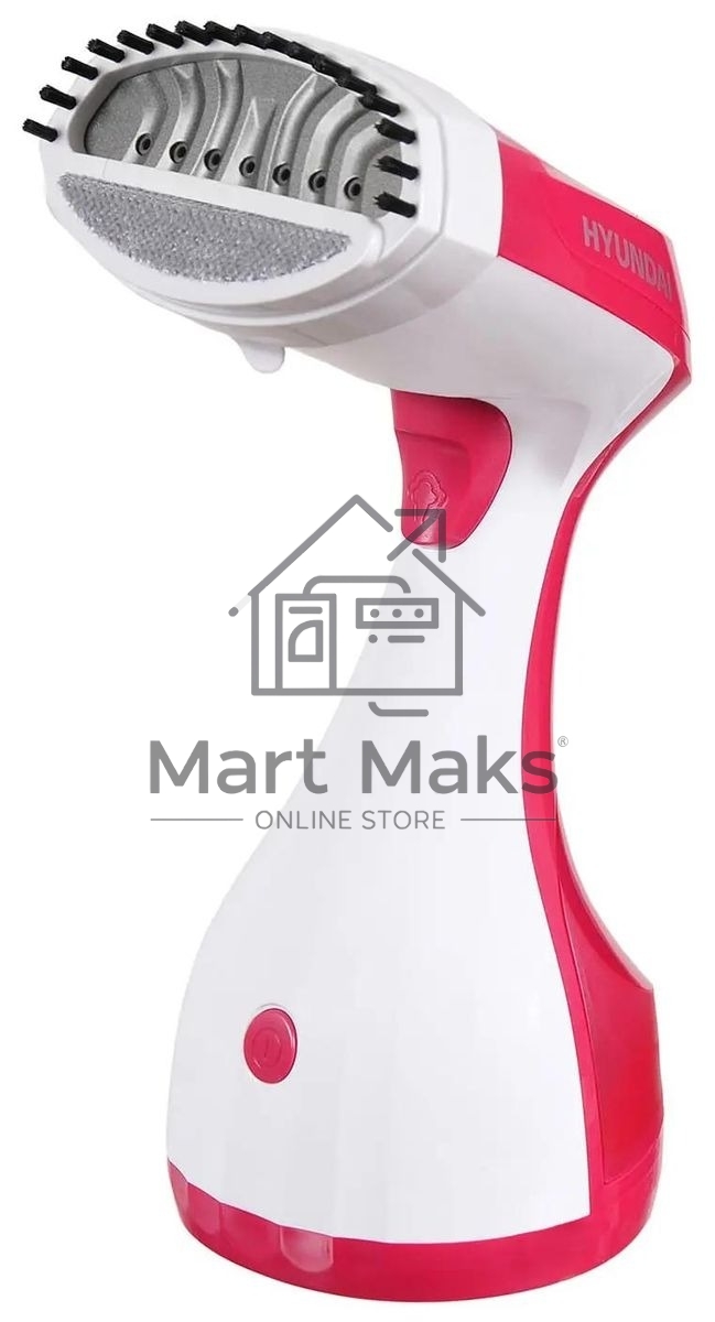 Отпариватель Hyundai H-HS02123 белый/вишневый, 1650 Вт, 28 г/мин, 300 мл