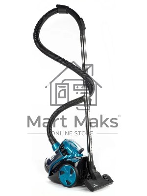 Пылесос Eurostek EVC-3001 синий, 400/2200 Вт, уборка сухая, пылесборник контейнер 2.5 л