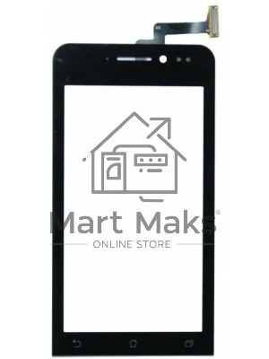Сенсорное стекло (тачскрин) для Asus ZenFone 4 A450CG, черное