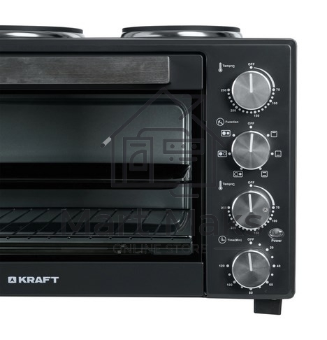 Мини-печь Kraft KFC-MOHP 380 HDGR 38 л, 1600 Вт, темно-серый