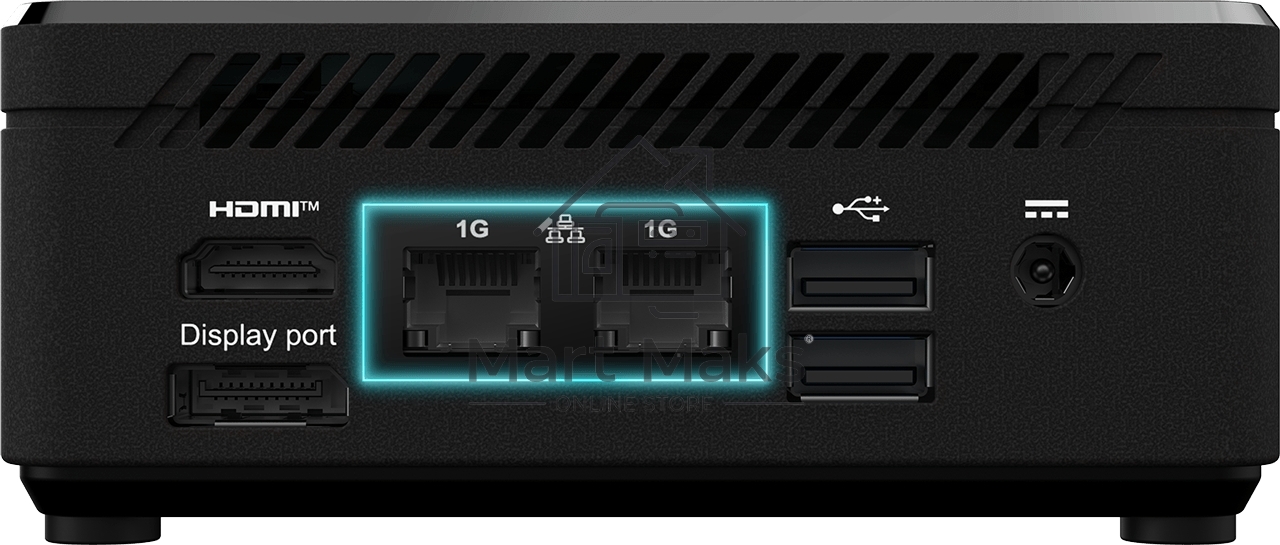 Неттоп MSI Cubi N ADL Intel Processor N200, 4Gb DDR4 SO-DIMM, 128GB SSD M.2, Intel UHD Graphics, noDVD, WiFi, BT, 65W, no keyboard&mouse, WinPro11, 1y war-ty (9S6-B0A911-211)