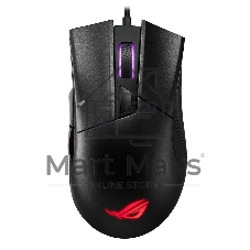 Мышь проводная ASUS ROG Gladius II Core черный, 6200 dpi, USB, кнопки - 6