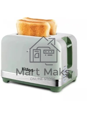 Тостер Kitfort КТ-6070 930Вт фисташковый/серебристый
