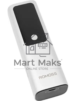Портативный аккумулятор Romoss PPU10 10000mAh 130W 5A серебристый/черный (1746858)