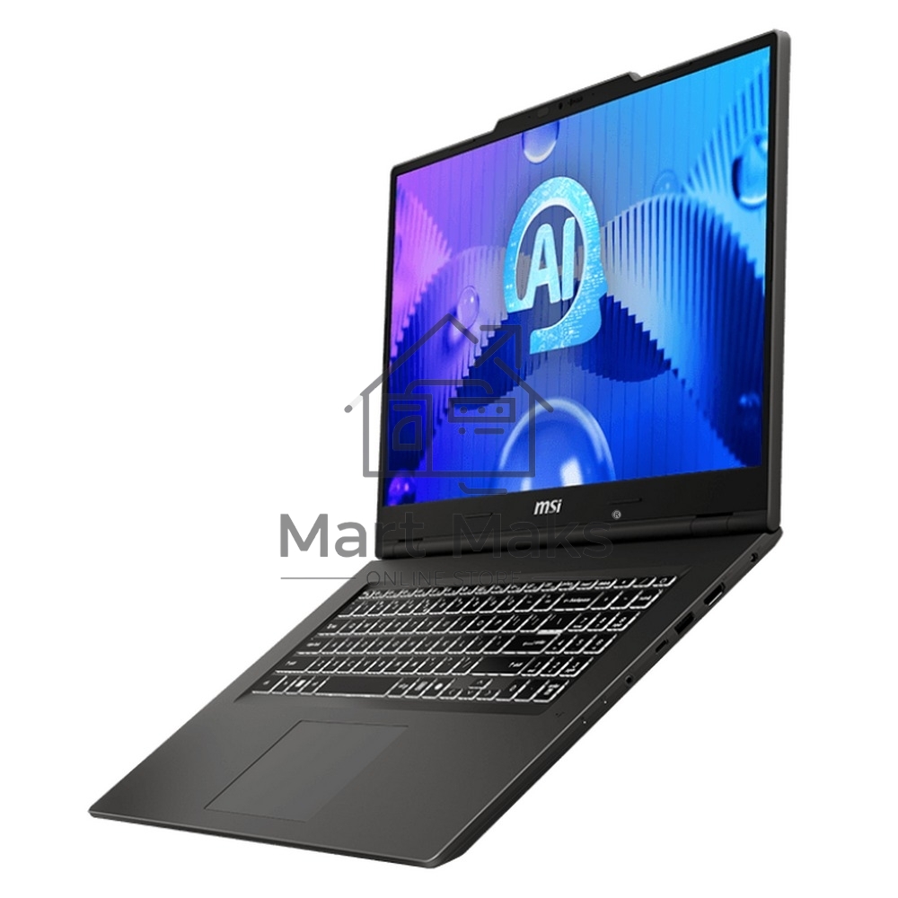 Ноутбук MSI Venture 17 AI A1MG-004XRU серый Intel Core Ultra 5 125H/16Gb/SSD512Gb/17.3