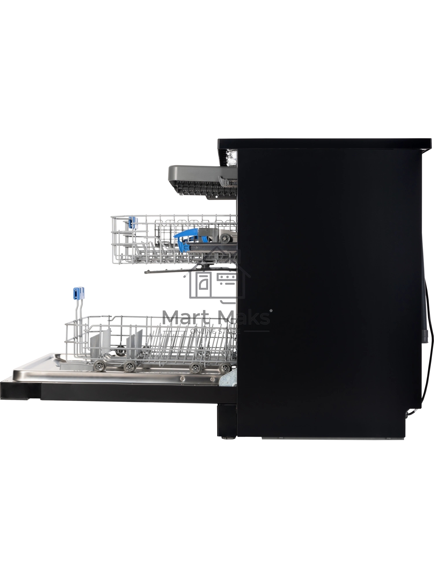 Посудомоечная машина HIBERG i-F 6815 LB, черный, 60 см, 15 компл., 46 дБ, класс A+++