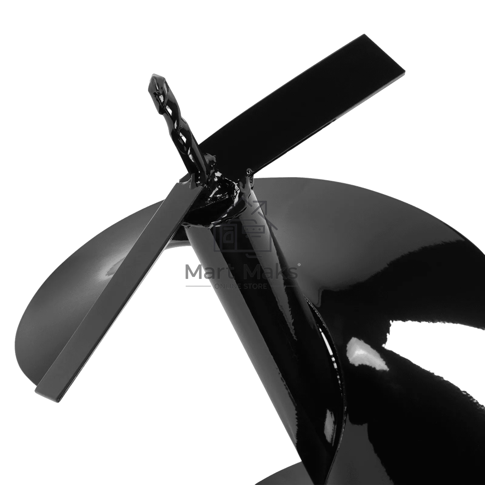 Шнек для грунта Denzel E-250, диаметр 250 мм, длина 800 мм, соединение 20 мм, несъемный нож