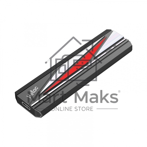 Внешний накопитель SSD Netac ZX20L 512GB USB 3.2 Gen 2 Type-C External SSD, R/W up to 2000MB/1800MB/s, with USB C to A cable and 20Gbps USB C to C cable, 5Y wty