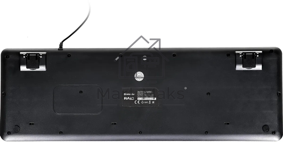 Клавиатура Defender Raid GK-778DL проводная, USB, черный