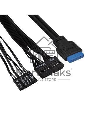 Компьютерный корпус Miditower ExeGate CP-603-UNS500 (ATX, БП UNS500 с вент. 12см, 2*USB, аудио, черный)