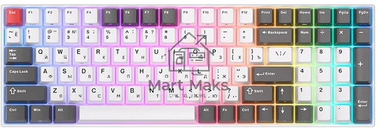 Клавиатура Royal Kludge RK100 Brown switch/Grey/Red/White