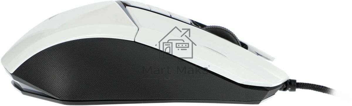 Мышь проводная A4Tech Bloody W60 Max белый, 10000 dpi, USB, кнопки - 10