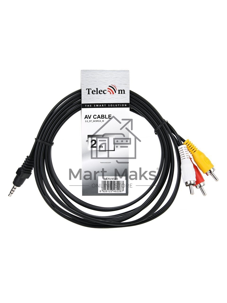 Кабель соединительный 3.5 Jack (M)/3 RCA (M) <TAV4545-2M> Telecom