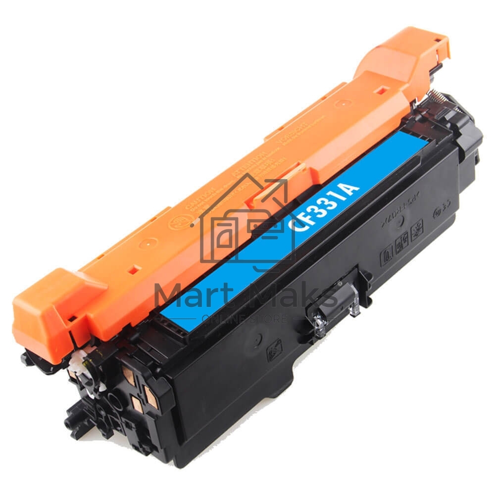 Тонер Картридж HP 654A CF331A голубой для HP CLJ Ent M651n/M651dn/M651xh/M680dn/M680f (15000стр.)