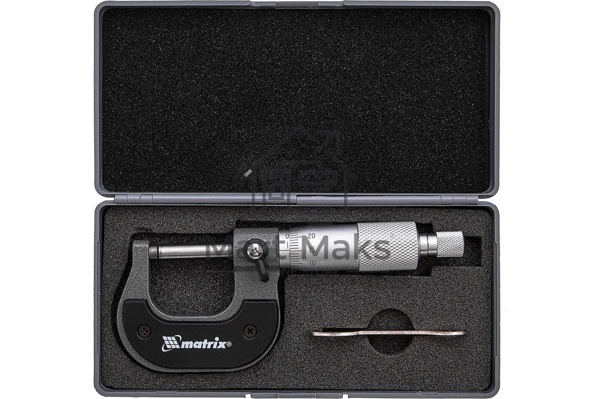 Микрометр механический MATRIX 317255, 0-25 мм