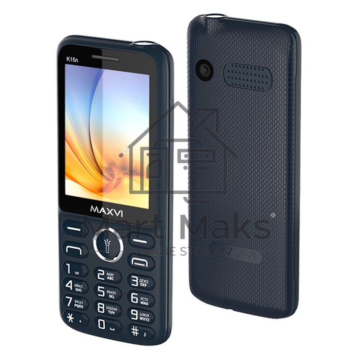 Мобильный телефон Maxvi K15n синий