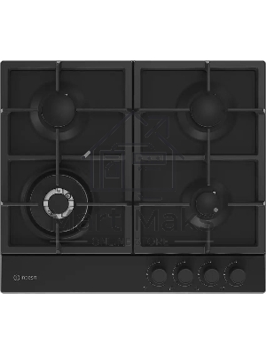 Газовая варочная поверхность Indesit THPM 642 WS/BL/I, черный