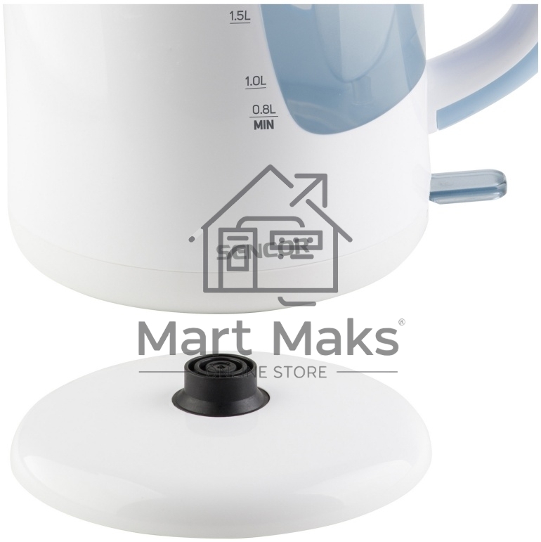 Чайник электрический Sencor SWK 2510WH пластик, 2,5 л, 2200 Вт, белый
