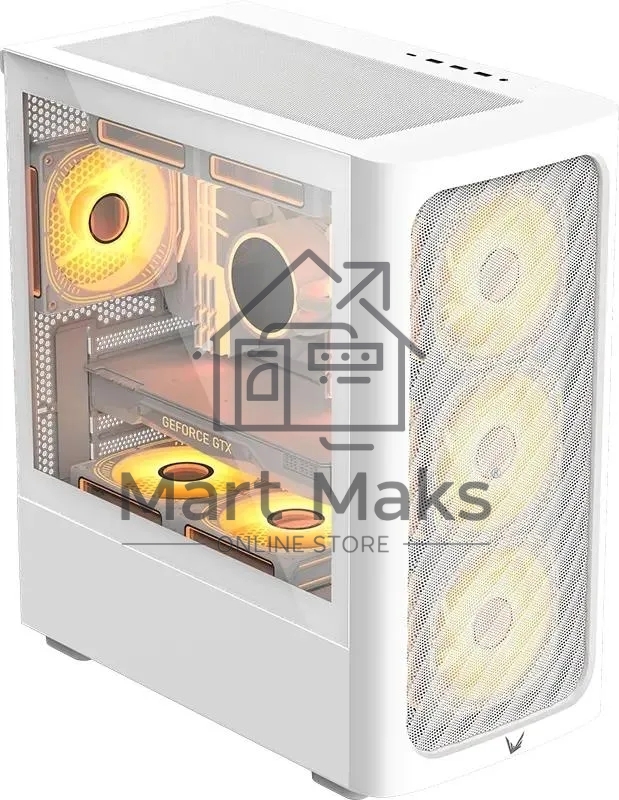 Компьютерный корпус Aerocool / Formula Air Mesh G3 белый без БП mATX 4x120mm 2x140mm 2xUSB3.0 audio bott PSU