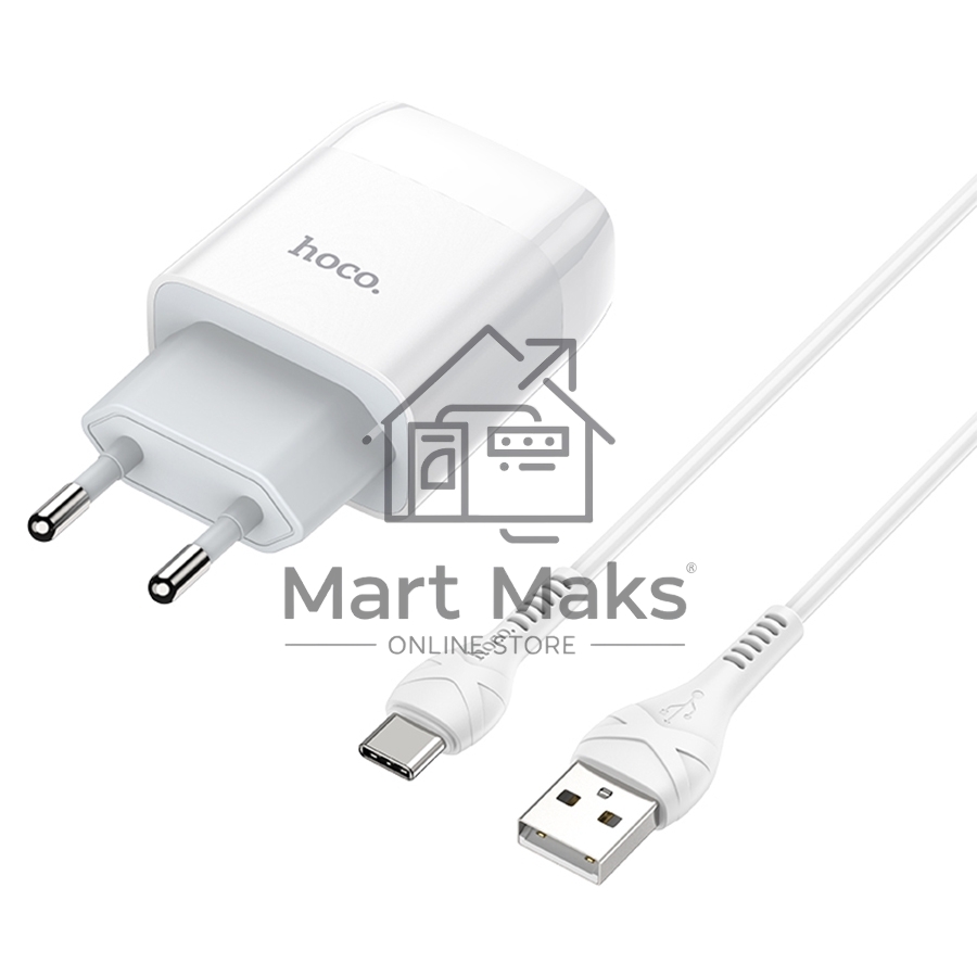 Сетевое зарядное устройство HOCO (6931474713018) для Type-C C72Aa White